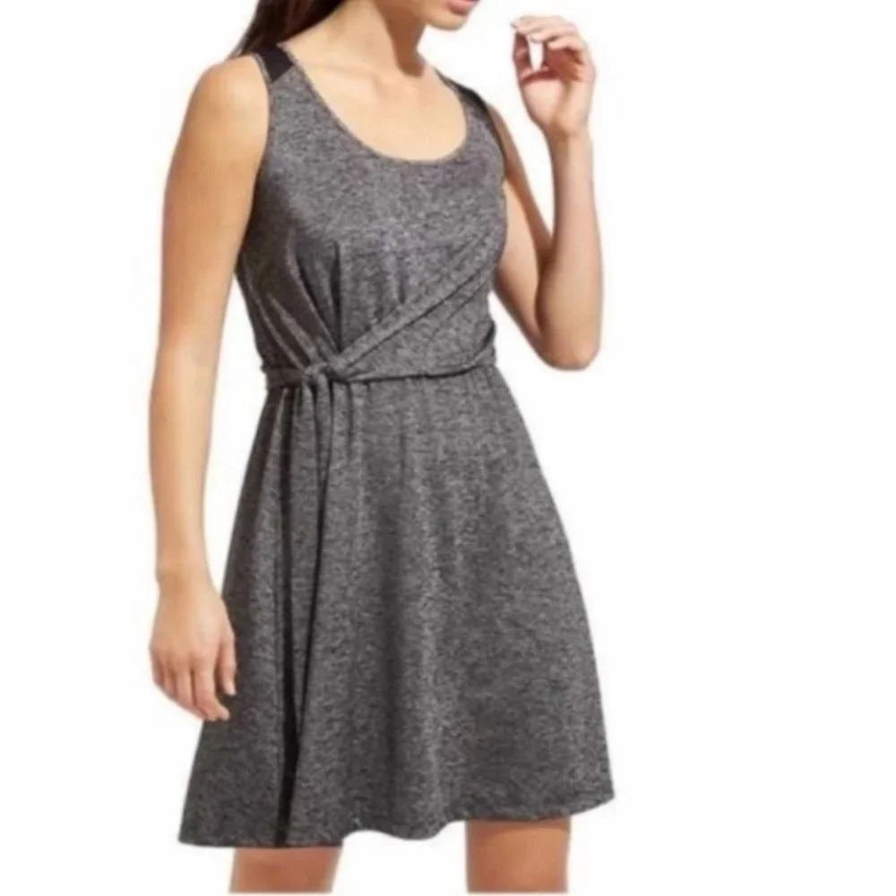 Athleta Sweet Saturday Wrap exercise dress Tank Women's Gray Size Small